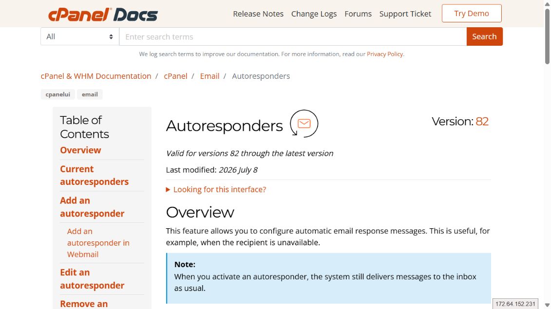 Add a signature and autoresponder