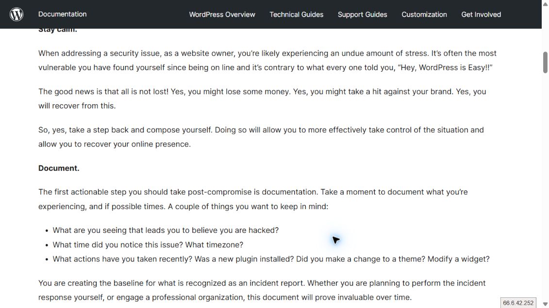Official reference screenshot for step 3 — Complete the change carefully
